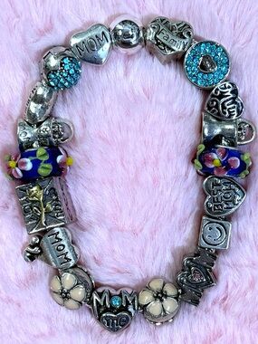 Mom Charm Bracelet 20 Cm
